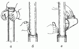 Процес герметизації каналізаційної труби своїми руками